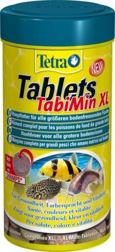 TetraTabletsTabiMin XL корм для всех видов донных рыб в виде крупных двухцветных таблеток, 133 таблеток.