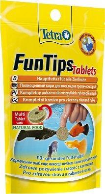 TetraFunTips Tablets корм в таблетках для приклеивания к стеклу, 20 таблеток.