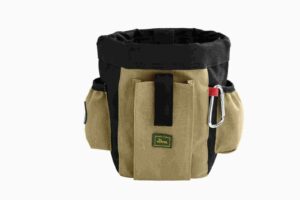 Hunter сумочка для лакомств Profi с карманами и клипсы для ремня, бежевая.