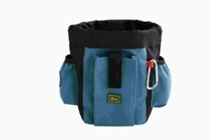 Hunter сумочка для лакомств Profi с карманами и клипсы для ремня, синяя.