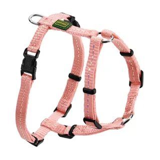 Hunter шлейка для собак Tripoli розовая, светоотражающая