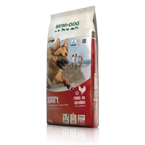 Сухой корм Bewi Dog Sport Croc для собак при высокой активности и нагрузках  с домашней птицей