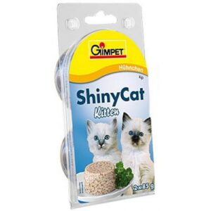 Консервы Gimpet ShinyCat Kitten для котят с цыпленоком в блистере