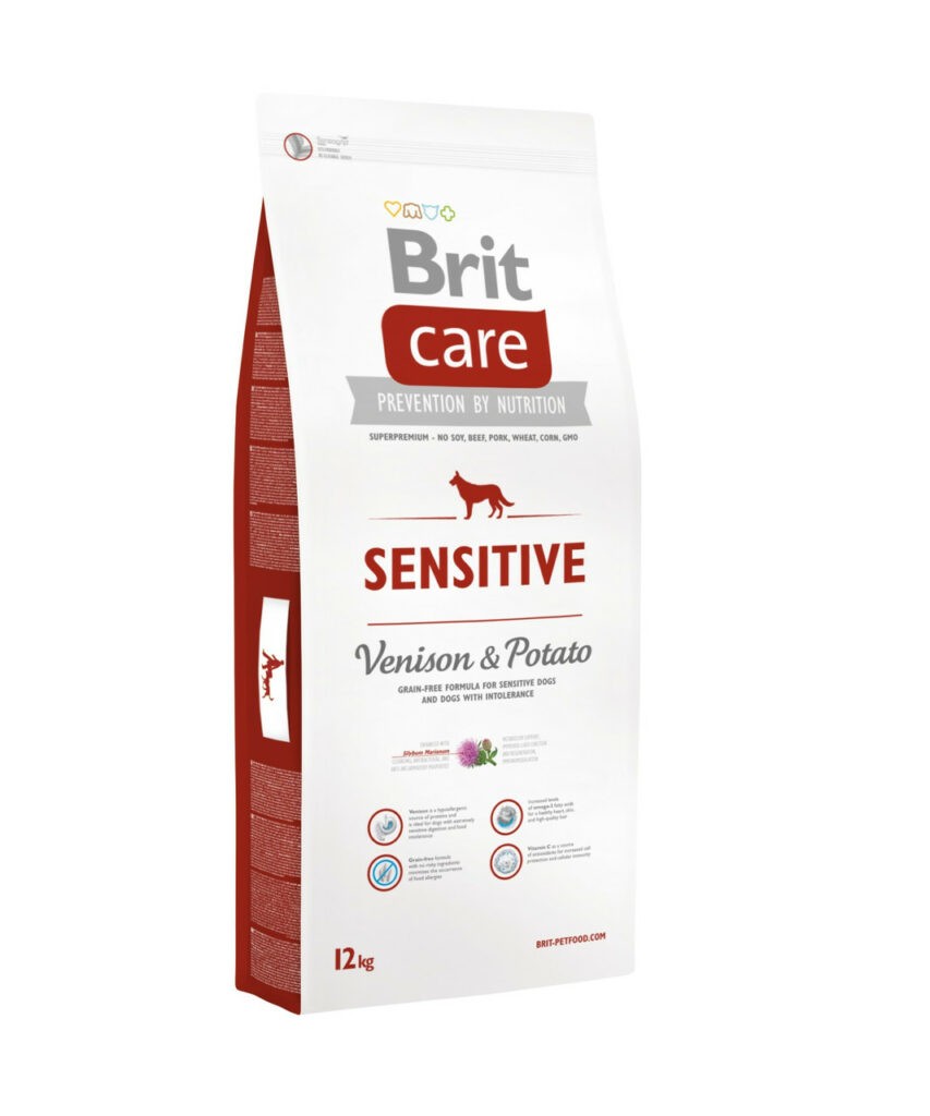 Brit Care Dog Sensitive Venison сухой корм для собак с чувствительным пищеварением с олениной