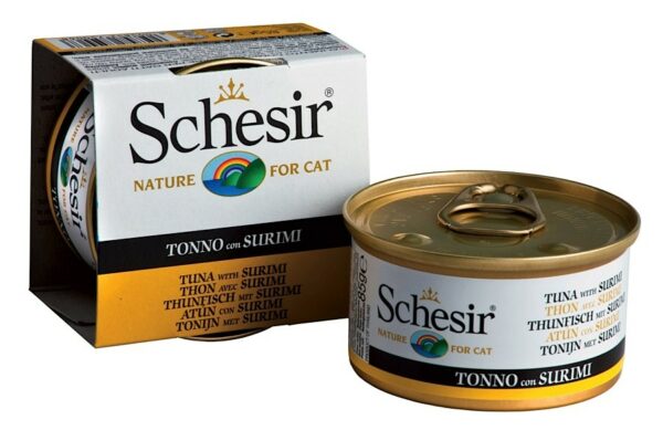 Schesir для кошек с тунцом и сурими