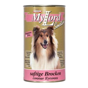 Консервы Dr. Alder's My Lord Classic Sensitiv для взрослых собак с чувствительным пищеварением и склонным к аллергии c биотином, инулином, таурином с ягненком и рисом