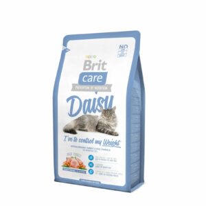 Brit Care Daisy гипоаллергенный корм для кошек с избыточным весом с индейкой и рисом