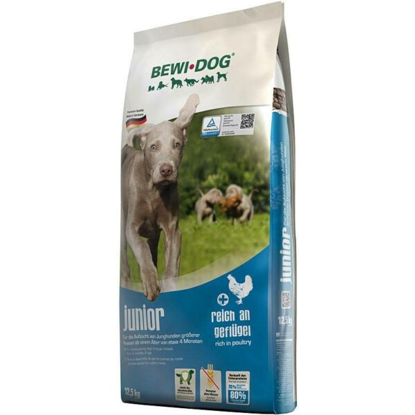 Сухой корм Bewi Dog Junior для щенков крупных пород, начиная с 4-х месячного возраста