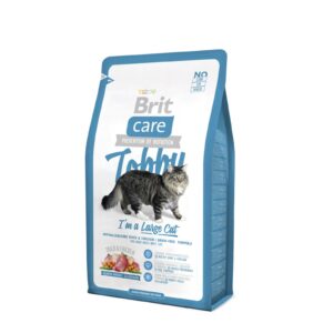 Brit Care Cat Tobby сухой корм для кошек крупных пород с уткой