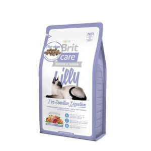 Brit Care Cat Lilly Sensitive Digestion беззерновой корм, для кошек с чувствительным пищеварением с ягненком и лососем