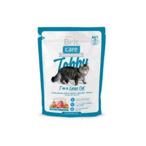 Brit Care Cat Tobby сухой корм для взрослых кошек крупных пород с уткой
