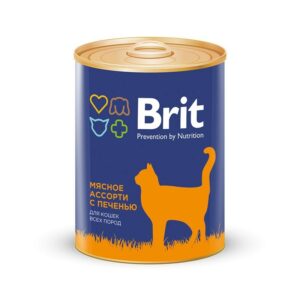 Brit Premium Beef and Liver Medley для кошек всех пород мясное ассорти с печенью
