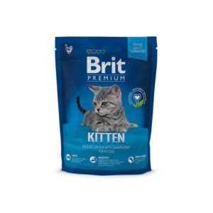 Brit Premium Cat Kitten сухой корм для котят с курицей в лососевом соусе