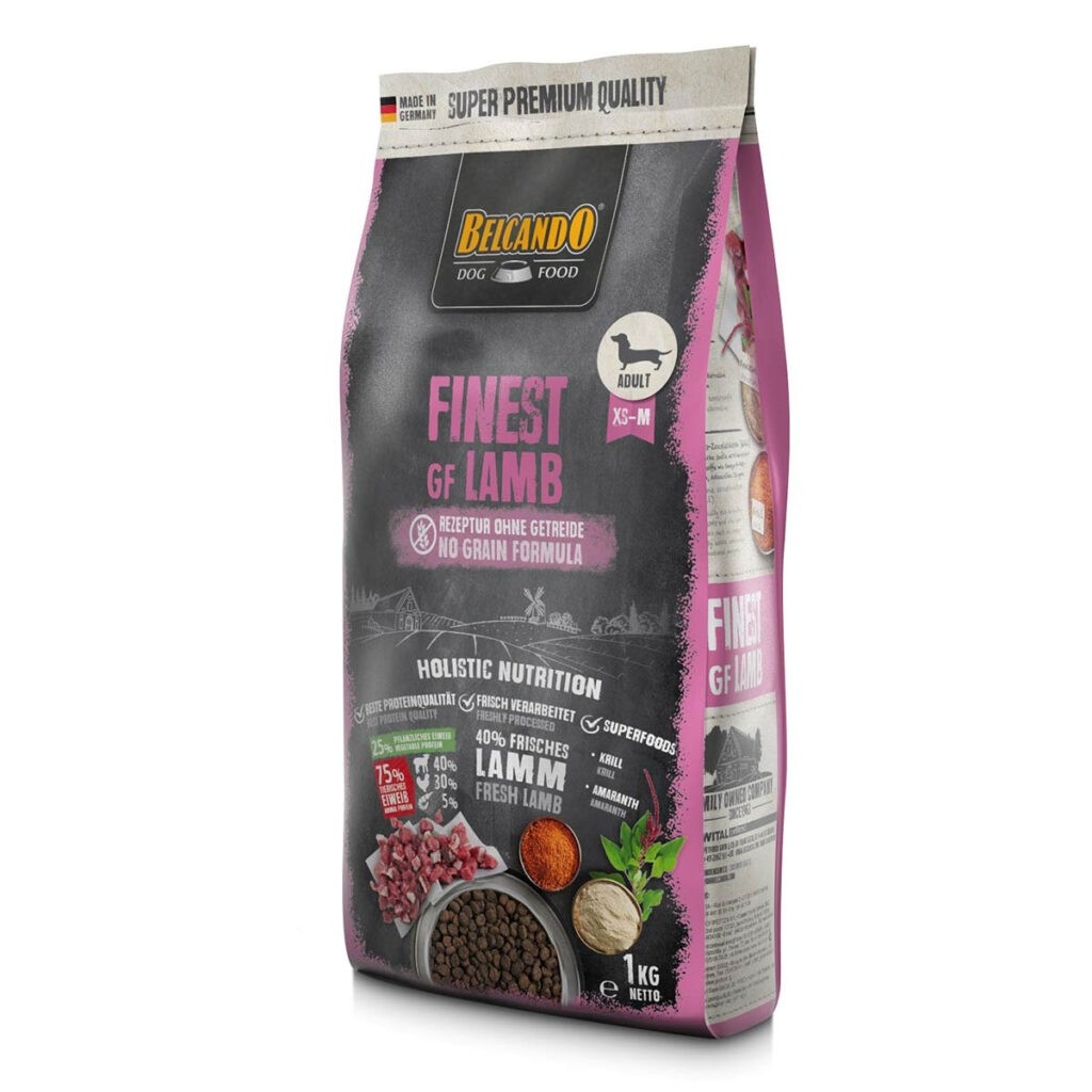 Belcando Finest Grain Free сухой беззерновой корм для привередливых собак с ягненком