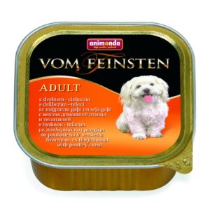 Animonda Vom Feinsten Adult консервы для собак с мясом домашней птицы и телятиной