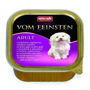 Animonda Vom Feinsten Adult консервы для собак с индейкой и ягненком