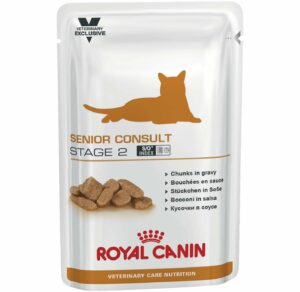 Royal Canin Senior Consult Stage 2 для кастрированных котов и кошек старше 7 лет (кусочки в соусе)