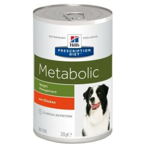 Влажный диетический корм для собак Hill's Prescription Diet Metabolic способствует снижению и контролю веса, с курицей