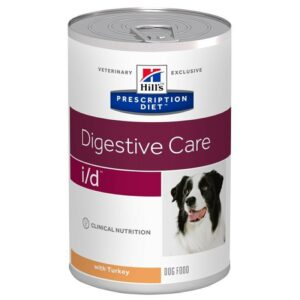 Влажный диетический корм для собак (консерва) Hill's Prescription Diet i/d Digestive Care при расстройствах пищеварения, жкт, с индейкой