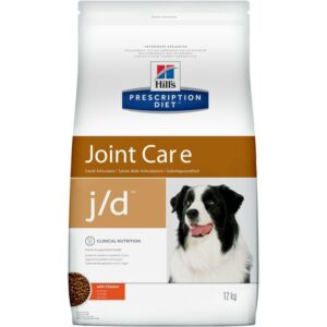 Сухой диетический корм для собак Hill's Prescription Diet j/d Joint Care способствует поддержанию здоровья и подвижности суставов, с курицей