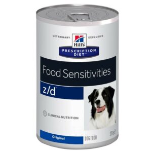 Влажный диетический гипоаллергенный корм для собак (консерва) Hill's Prescription Diet z/d Food Sensitivities при пищевой аллергии
