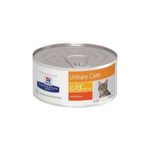 Влажный диетический корм для кошек Hill's Prescription Diet c/d Multicare Urinary Care при профилактике мочекаменной болезни (МКБ), с курицей
