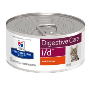 Влажный диетический корм для кошек и котят (консерва) Hill's Prescription Diet i/d Digestive Care при расстройствах пищеварения, ЖКТ, с курицей
