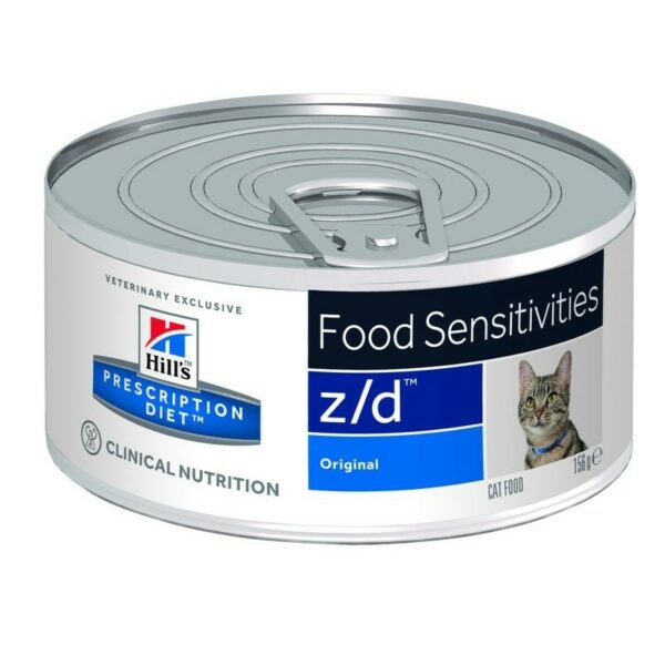Влажный диетический корм для кошек Hill's Prescription Diet z/d Food Sensitivities при пищевой аллергии, с курицей