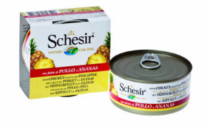 Schesir для собак с цыпленком и ананасом