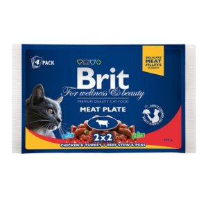 Brit Premium meat plate влажный корм мясная тарелка