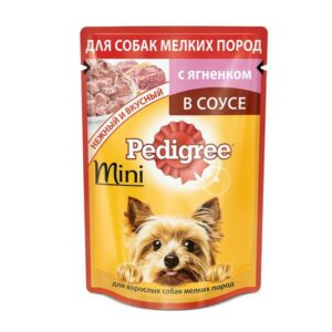Pedigree Mini Lamb паучи для взрослых собак миниатюрных пород с ягненком