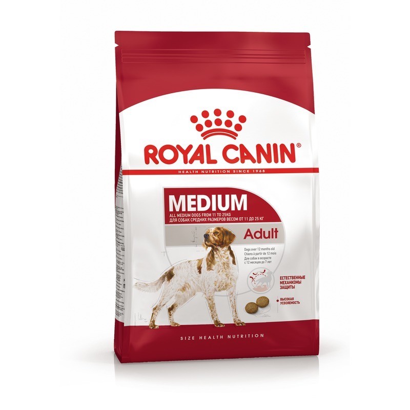 Сухой корм Royal Canin Medium Adult для взрослых собак средних пород