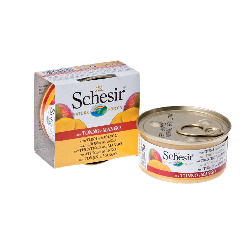 Schesir для кошек с тунцом и манго