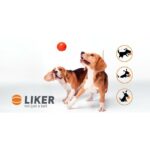 Лайкер Мячик LIKER, диаметр 9см, оранжевый