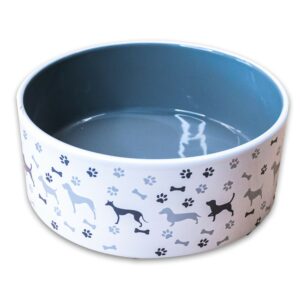 КерамикАрт миска керамическая для собак рисунком 350мл