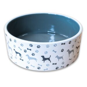 КерамикАрт миска для собак рисунком 800мл