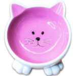 КерамикАрт миска керамическая Мордочка кошки на ножках 100 мл