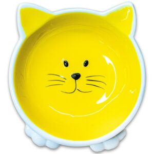 КерамикАрт миска керамическая для кошек Мордочка кошки на ножках 100 мл