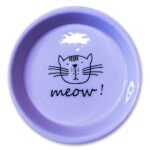 КерамикАрт миска керамическая для кошек  MEOW! 200 мл