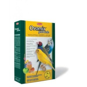 PADOVAN OVOMIX GOLD giallo 300 г корм комплексный для выкармливания птенцов декоративных птиц при линьке 1х12
