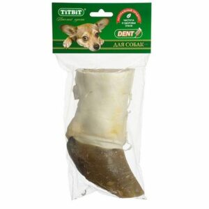TITBIT 312 г нога говяжья для собак резаная мягкая упаковка 1х35