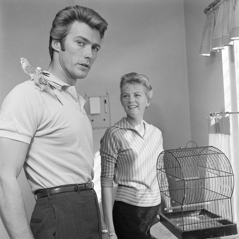 1959: Clint Eastwood and His Parrots.