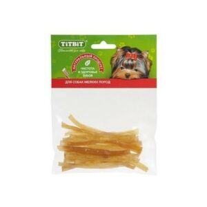 TITBIT 50 г сухожилия говяжьи соломка для собак мягкая упаковка 1х100