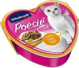 VITAKRAFT POESIE 85 г консервы для кошек индейка в сырном соусе 1х15