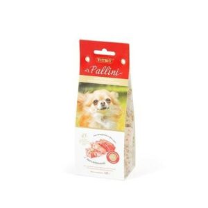TITBIT PALLINI 125 г печенье с телятиной для собак 1х36
