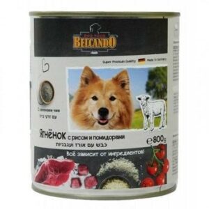 BELCANDO 800 г консервы для собак с ягненком 1х12