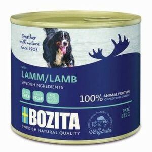 BOZITA Lamb 625 г консервы для собак мясной паштет с ягненком 1х12
