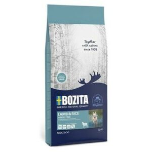 BOZITA Lamb&RiceWheatFree 23/12 12 кг сухой корм для взрослых собак с чувствительным пищеварением с ягненком не содержит пшеницу