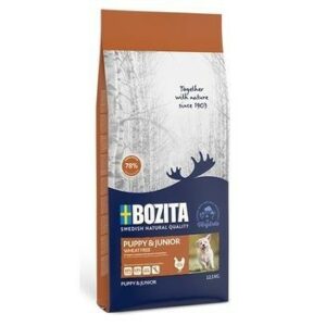 BOZITA Puppy&Junior Wheat Free 25/13 2 кг сухой корм для щенков и юниоров всех пород