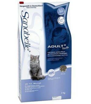 Sanabelle Adult 2 кг полнорационный корм для взрослых кошек с форелью